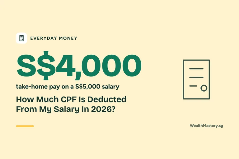 Card showing S$4,000: How Much CPF Is Deducted From My Salary In 2026?