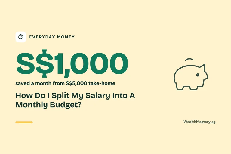 Card showing S$1,000: How Do I Split My Salary Into A Monthly Budget?